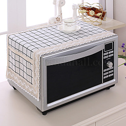 電子レンジカバー布  綿の防塵シールド  タータン模様の長方形  ナバホホワイト  1000x350x2mm&nbsp;AJEW-WH20059-20D