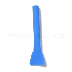Bâtonnets d'agitation en silicone, outil d'artisanat en résine réutilisable, Dodger bleu, 127x32.5x13.5mm