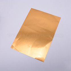 Водостойкая самоклеящаяся лазерная наклейка a4, с клейкой спинкой, для diy карты крафт-бумаги, прямоугольные, золотые, 29.7x21x0.02 см