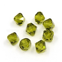 Austrian Crystal Beads, 5301_Bicone, 550_Khaki, 8x8mm, Hole: 1mm