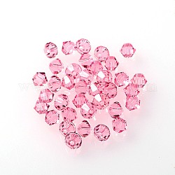 Austrian Crystal Beads, 5301, Faceted Bicone, 223_Light Rose, 4x4mm, Hole: 4mm