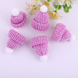 Polyester Doll Woolen Hat, for Accessories Decorate Doll, Plum, 60x43x12.5mm