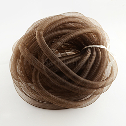 Plastic Net Thread Cord, Coconut Brown, 8mm, 30Yards