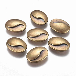 Perles ovales en plastique CCB, bronze antique, 26x19x8mm, Trou: 1.5mm