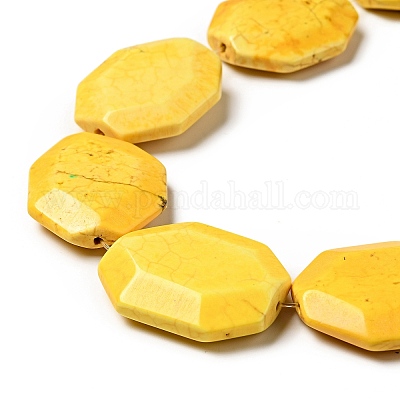 Нити бусин из натуральных магнезитовых самородков TURQ-L011-01B-1