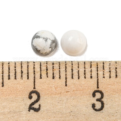 Кабошоны из натурального говлитового нефрита G-H309-03-53-1