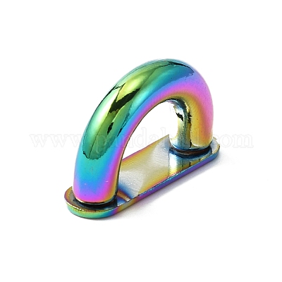 Застежки для подвески сумки из сплава цвета радуги DIY-WH0304-418-1