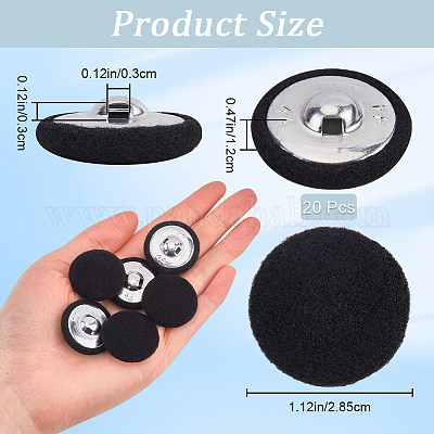 20шт утюг с тканевыми пуговицами BUTT-GF0003-76A-1