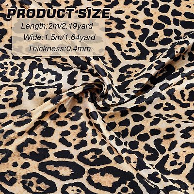 Ткань с леопардовым принтом DIY-WH0176-39B-1