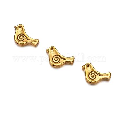 Сплавочные овальные бусины тибетского стиля  GAB5587Y-1