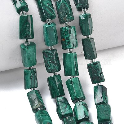 Природного малахита бисер нитей&nbsp;G-C270-K03-1