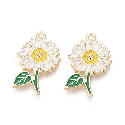 Подвески из эмали и сплава&nbsp;ENAM-T024-32A-G-1