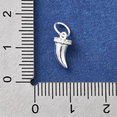 925 стерлинговый серебристый микроформованный кубический цирконий STER-D309-01B-S-1