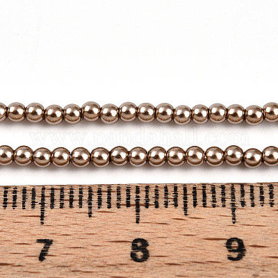 Выпечка из окрашенного перламутрового стекла жемчужные бусинки HY-N002-2mm-A06-1