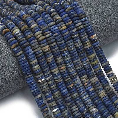 Нити бусин из матового натурального содалита G-K389-C19-01-1