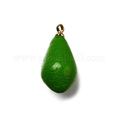 Латунные подвески из акрила OACR-R006-01G-16-1