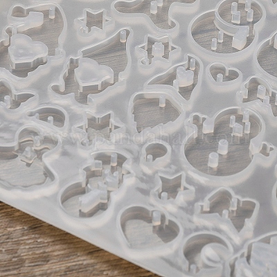 Рождественские темы силиконовые Молды для подвесок своими руками SIMO-L002-02B-1