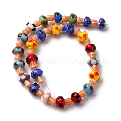 Ручной сглаза бусины бисер нитей&nbsp;LAMP-S069-01A-07-1