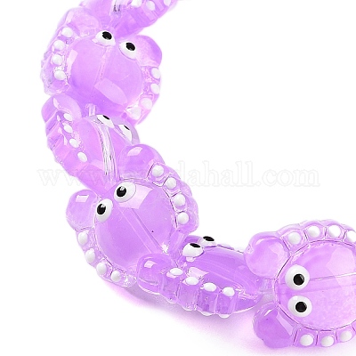 Прозрачные стеклянные бусины LAMP-L078-010D-1