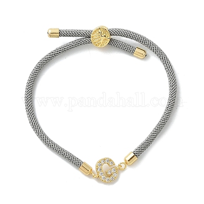 Регулируемые браслеты из нейлона BJEW-C096-01G-07-1