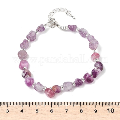 Браслеты из натурального кварца для женщин BJEW-H623-01S-02-1