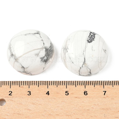 Кабошоны из натурального говлита G-C189-04A-1