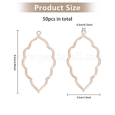50 шт. большие подвески из сплава в тибетском стиле с открытой задней частью FIND-CA0008-77RG-1