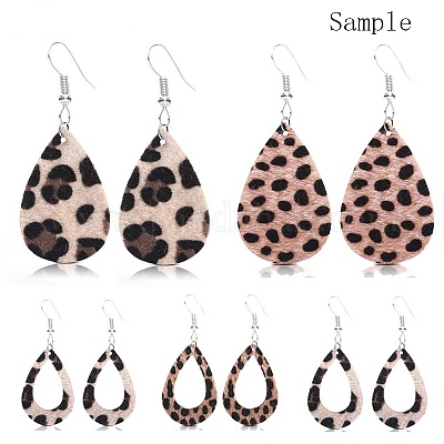 Большие подвески из искусственной кожи FIND-N001-06-1