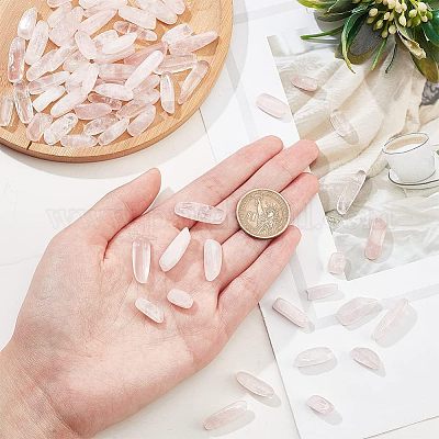 Природного розового кварца чипов бисер нитей G-OC0003-59-1