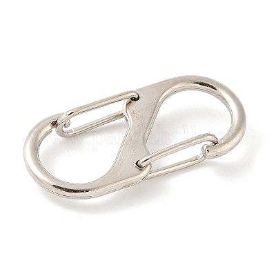 Застежки-карабин с пружиной из сплава и железа с двумя S-образными застежками FIND-H049-02A-P-1