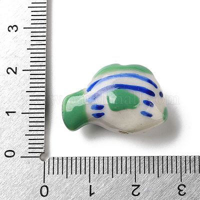 Фарфоровые бусины ручной работы PORC-Z006-02-1