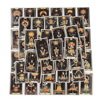 Autocollant papier thème tarot&nbsp;DIY-C082-05E-1