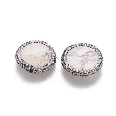 Бусины из натурального магнезита G-E307-19-1