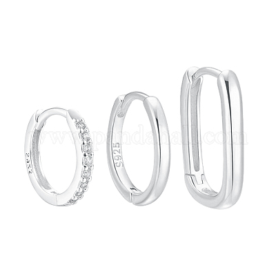 Геометрические циркониевые круглые серьги для ежедневного ношения минималистичные украшения элегантные аксессуары для ушей FQ7640-2-1
