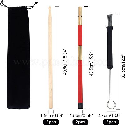 Набор барабанных палочек AJEW-WH0162-37-1