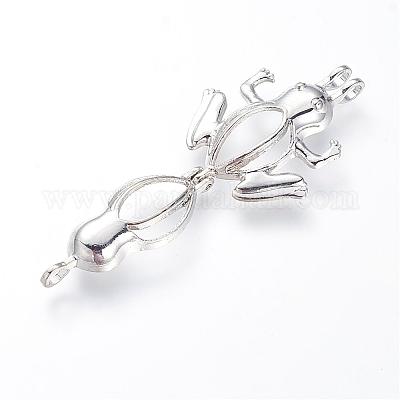 Полые медные Locket подвески KK-S315-07P-1