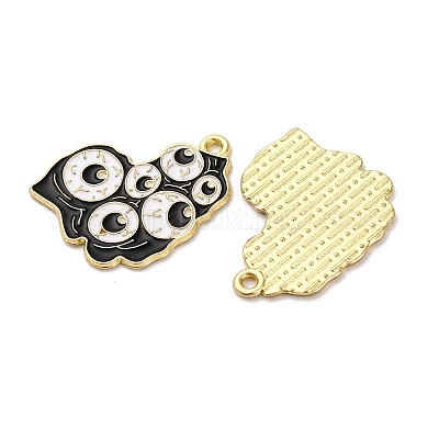 Подвески из сплава хэллоуина с эмалью STAS-I354-01G-K-1