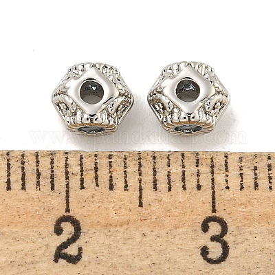 Латунные микропаве из прозрачного кубического циркония KK-P275-29P-1