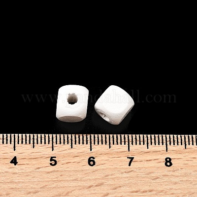 Спрей окрашены деревянные бусины WOOD-P021-01B-30-1