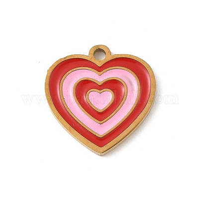 Подвески из эмалированной нержавеющей стали 304 STAS-P388-19E-G-1