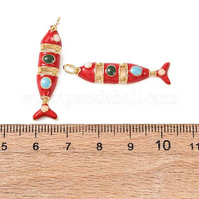 Латунь эмаль подвески KK-C143-44A-G04-1