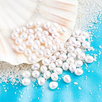 2 нить бусин из натурального культивированного пресноводного жемчуга PEAR-NB0001-23A-1