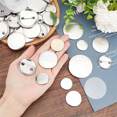 150 набор из 5 размеров железных брошей с кабошонами DIY-CA0005-16-1