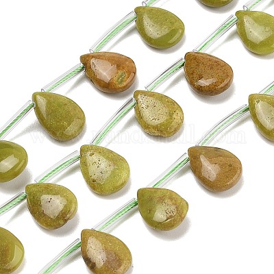 Естественный зеленый опал бисер нитей G-Q183-B04-01-1