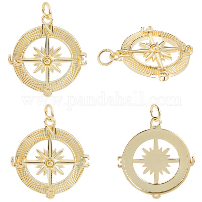 8шт латунные подвески&nbsp;KK-SC0007-25-1