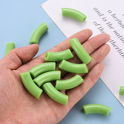 Непрозрачные акриловые бусины&nbsp;MACR-S372-001B-S031-1