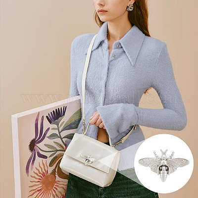 6 шт. 6 стиля застежки-защелки для сумок из цинкового сплава с изображением пчел&nbsp;PURS-UN0001-05-1