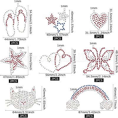 Утюг на наклейках DIY-FG0001-60-1