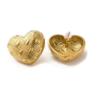 Серьги-гвоздики из нержавеющей стали 304 EJEW-Q796-04G-1