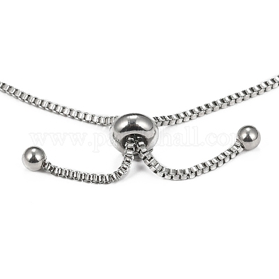 Устойчивые к потускнению регулируемые браслеты-слайдеры из нержавеющей стали 304 X-STAS-T050-031P-1